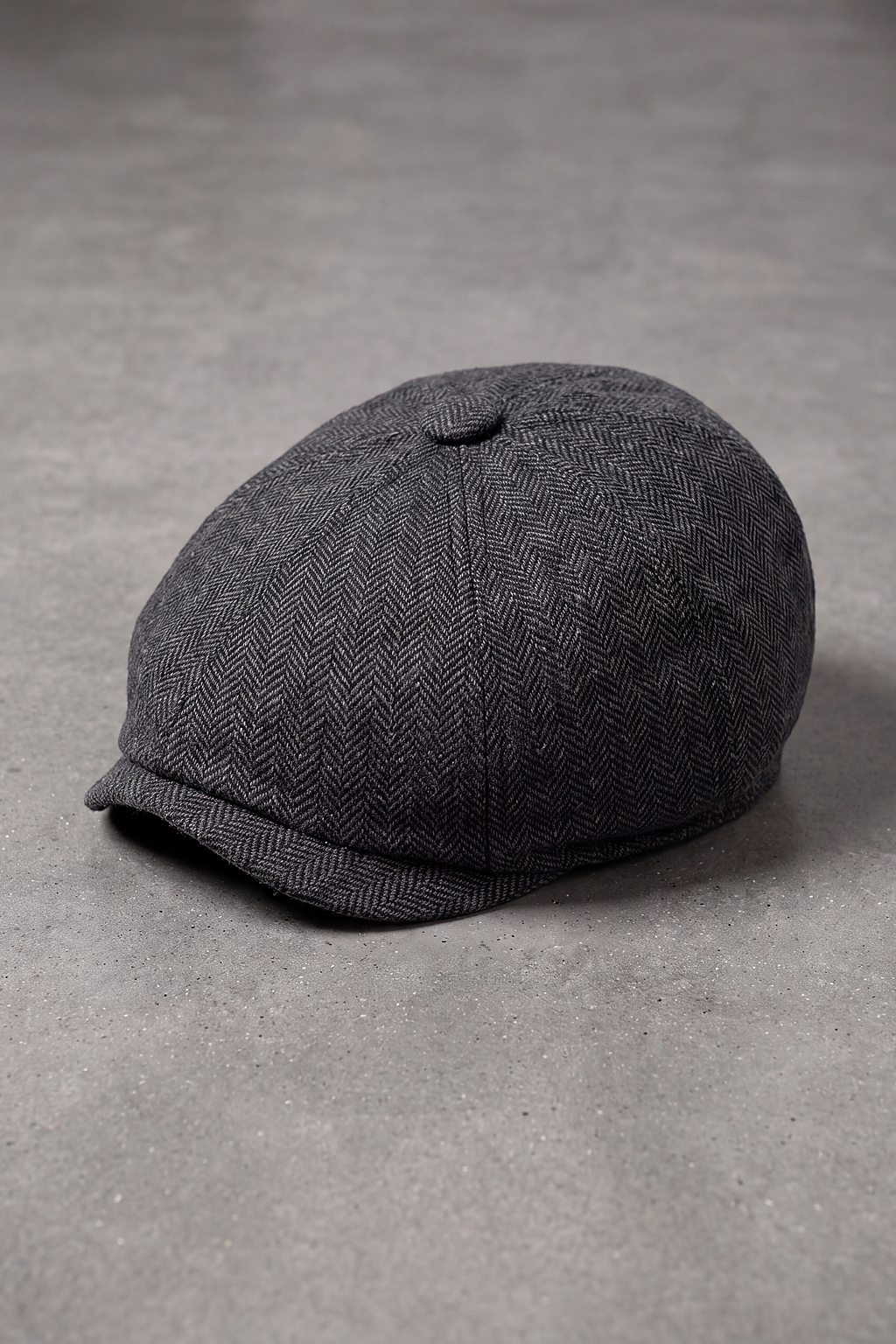 Béret Gavroche Homme Façon Anglaise gris foncé – Cabourg