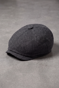 Béret Gavroche Homme Façon Anglaise gris foncé – Cabourg
