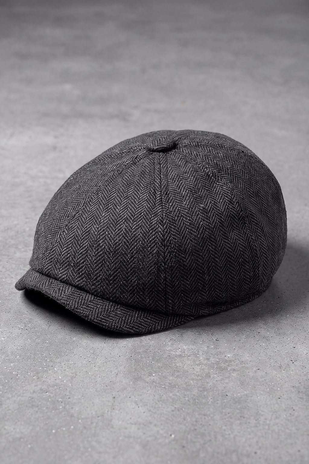 Béret Casquette Homme Gavroche Vintage gris foncé – Belleville