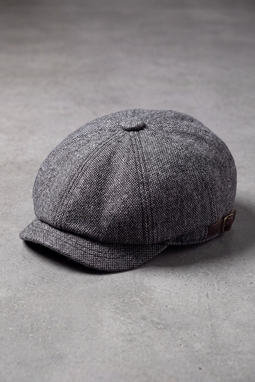 Béret Gavroche Homme Coton Classique gris foncé – Rivoli