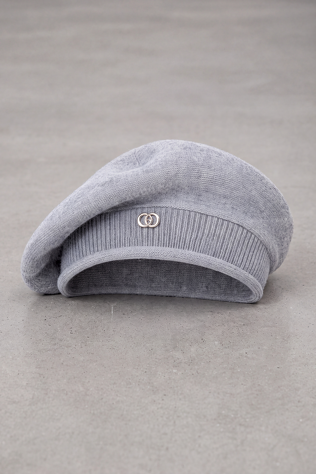 Béret Femme Hiver Élégant Camel gris clair – Mathilde