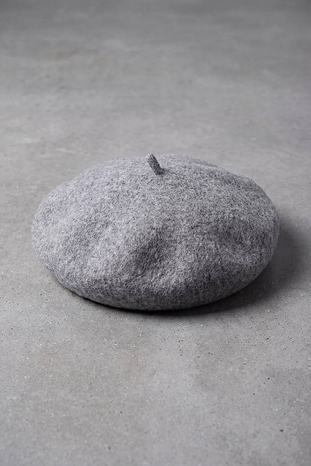 Béret Basque Femme en Laine Mélangée gris – Bidart