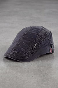 Béret Homme Coton Matelassé Hiver gris – Limoges