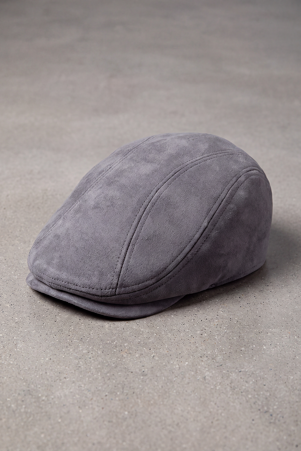 Béret Casquette Homme en Daim gris – Bourgogne