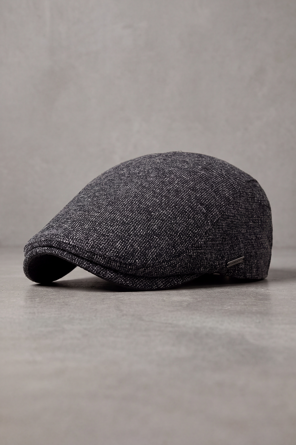 Béret Homme Coton Grain Texturé gris foncé – Colmar