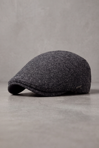 Béret Homme Coton Grain Texturé gris foncé – Colmar
