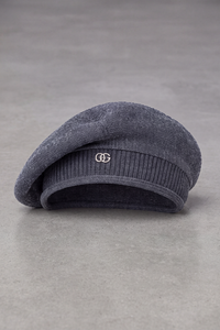 Béret Femme Hiver Élégant Camel gris foncé – Mathilde