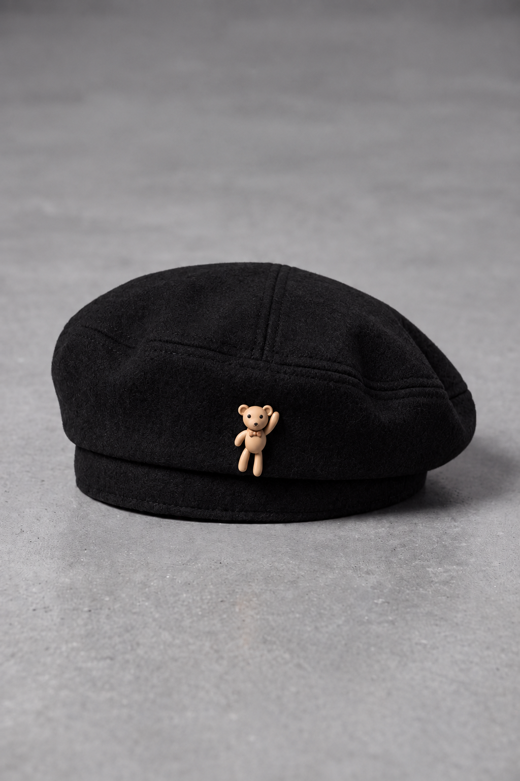 Béret Femme Ourson noir – Nina
