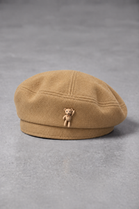 Béret Femme Ourson camel – Nina
