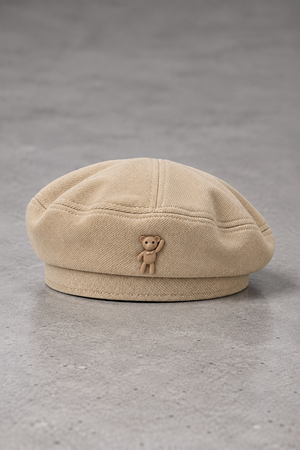 Béret Femme Ourson crème – Nina