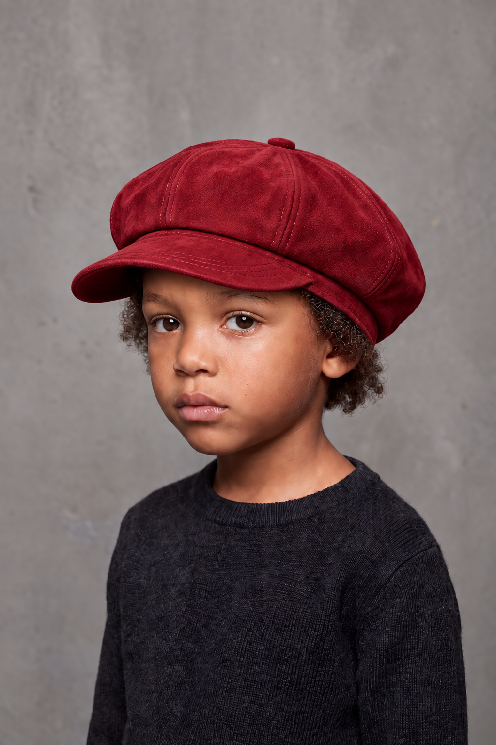 Béret Enfant Suédine Octogonal – Croquignol