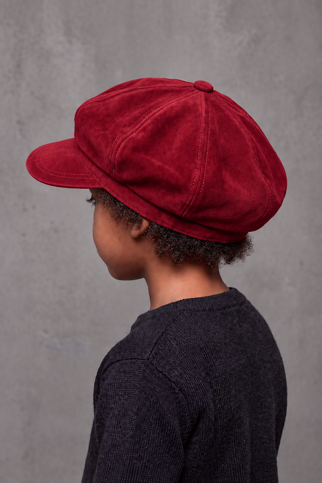 Béret Enfant Suédine Octogonal – Croquignol, vue 3