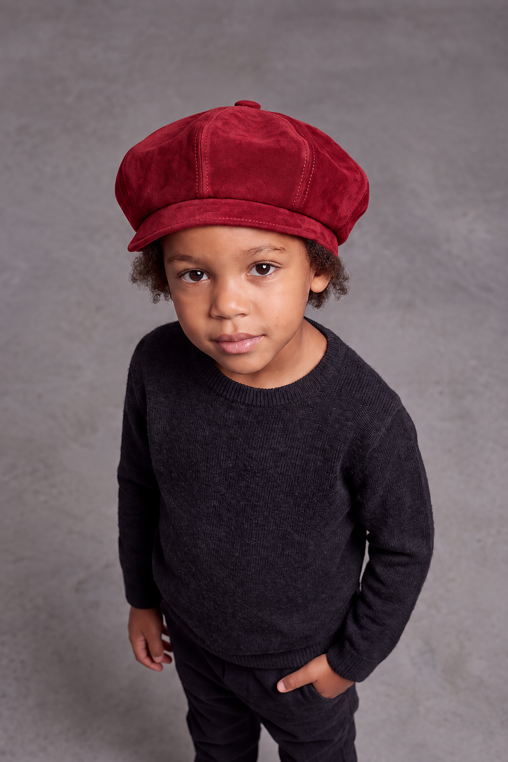Béret Enfant Suédine Octogonal – Croquignol, vue 4