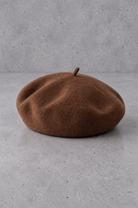 Béret Femme Laine Couleurs d'Automne noisette – Apolline