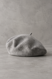 Béret Femme Laine Couleurs d'Automne gris souris – Apolline