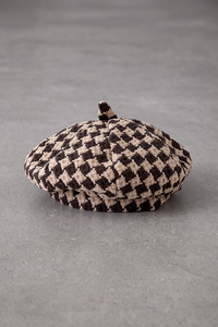 Béret Enfant Écossais Bicolore noisette – Petit Pinceau