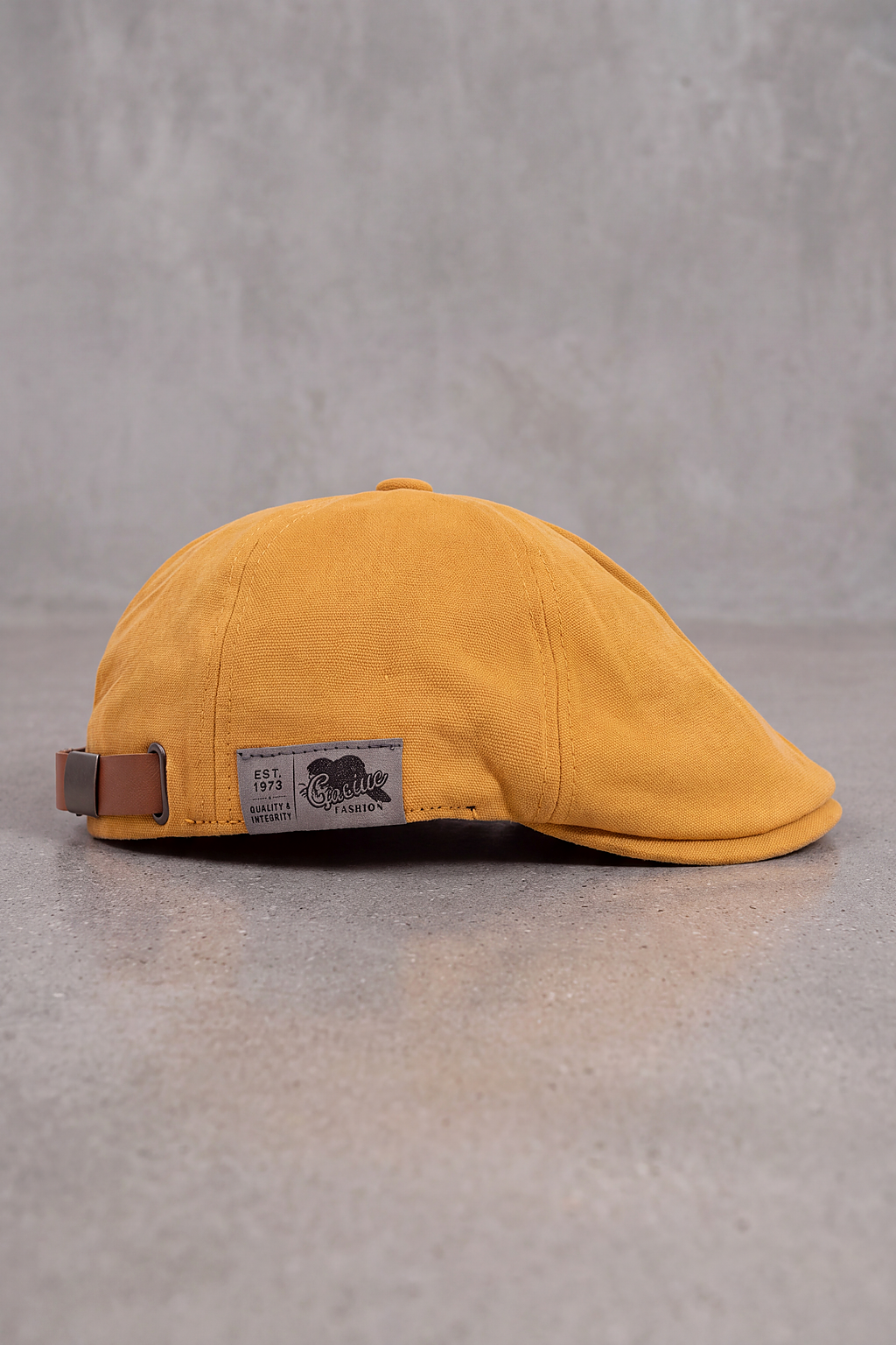 Casquette Plate Homme Coton Couleurs Vives jaune – Collioure