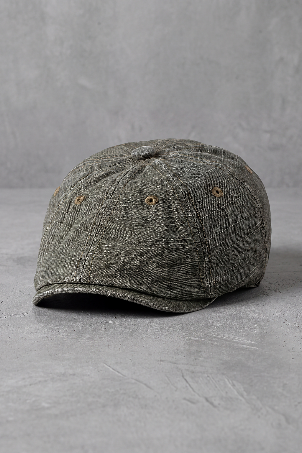 Béret Gavroche Coton Kaki ou Noir kaki – Toulon