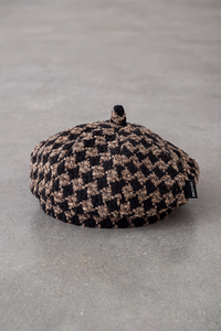 Béret Enfant Écossais Bicolore chocolat – Petit Pinceau