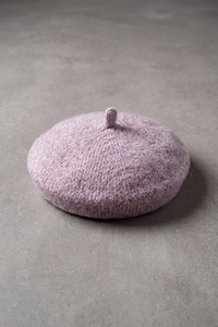 Béret Bébé Tricot Chaud Hiver lavande – Câlinou