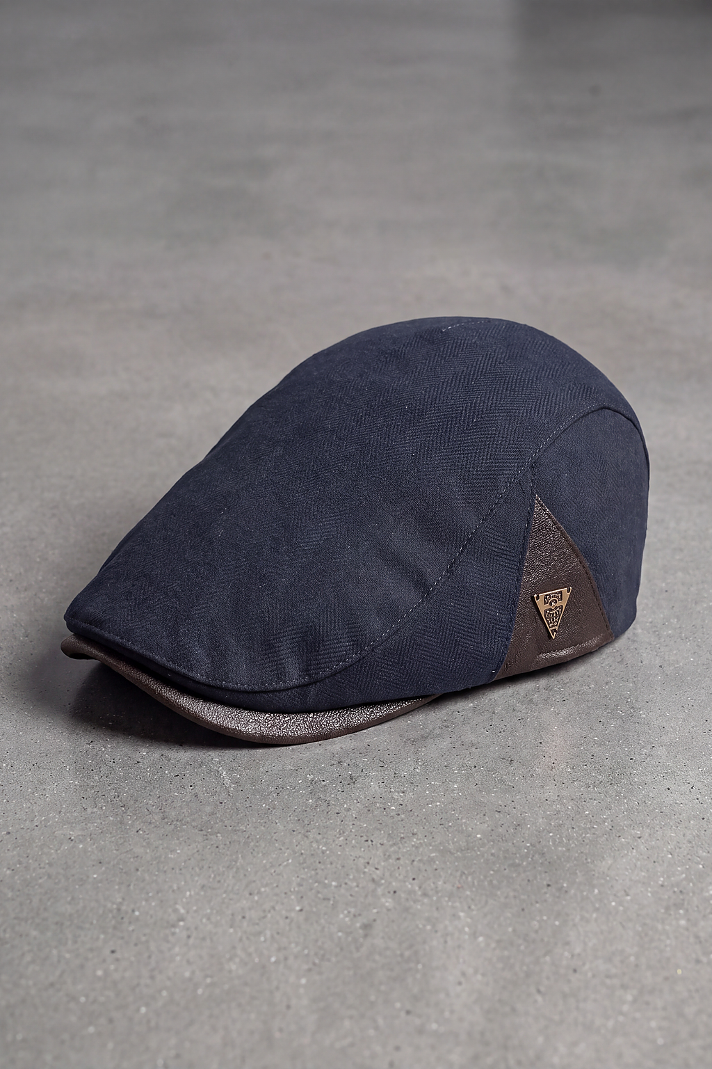 Casquette Plate Homme Coton Vintage marine – Montparnasse