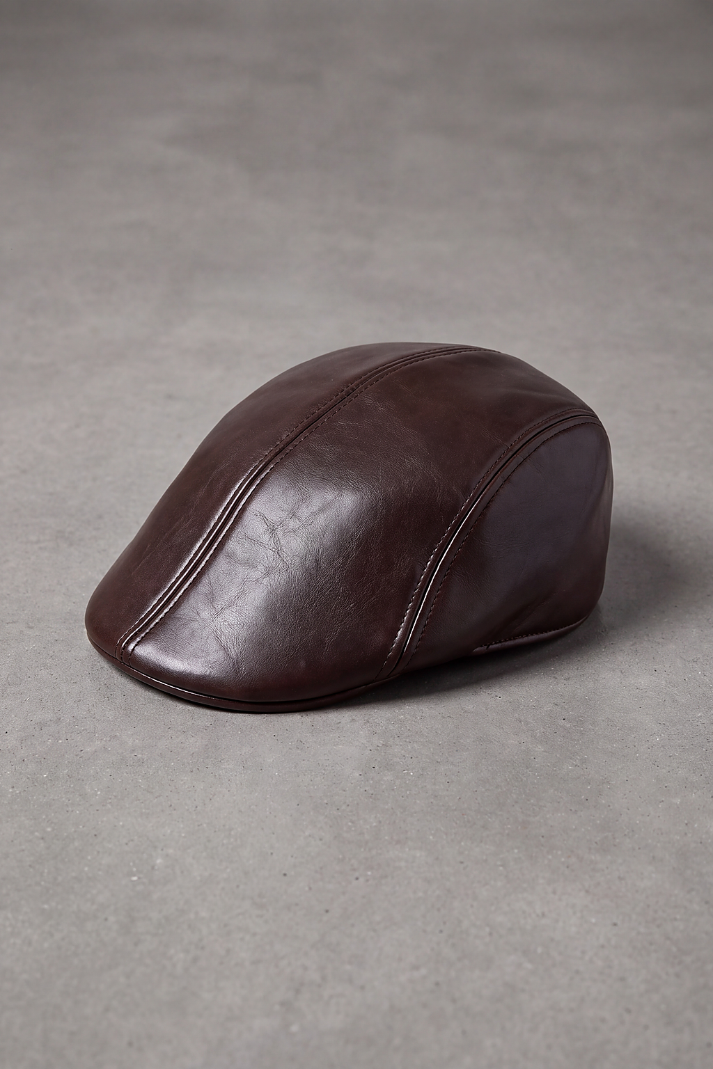 Béret Homme Simili Cuir marron – Lyon