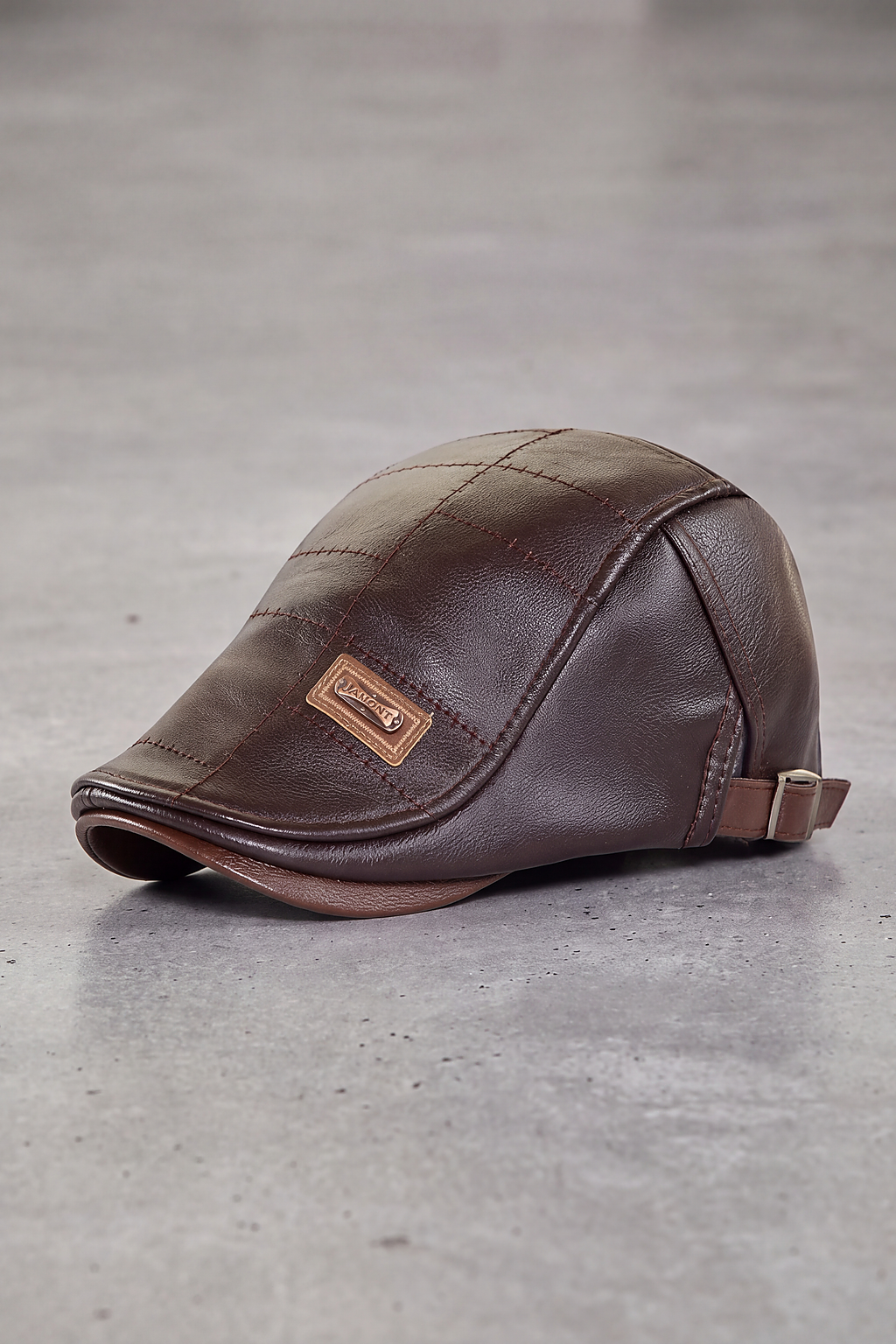 Béret Homme Cuir Souple marron – Médoc