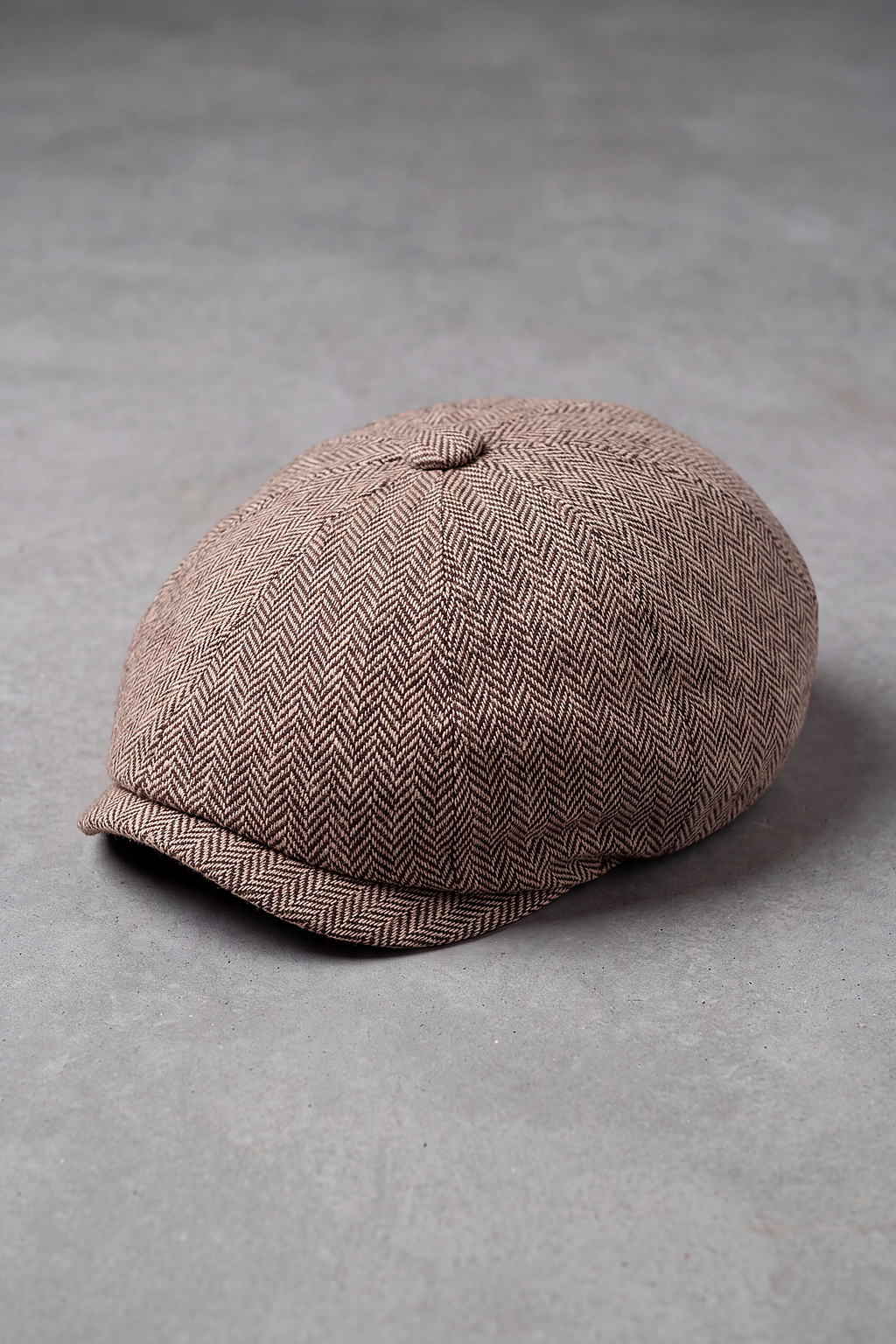 Béret Gavroche Homme Façon Anglaise marron clair – Cabourg