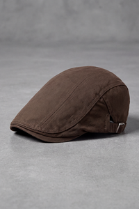 Béret Homme Coton Classique Marine marron foncé – Versailles