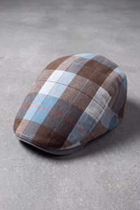 Béret Homme Tartan Automne marron – Normandie