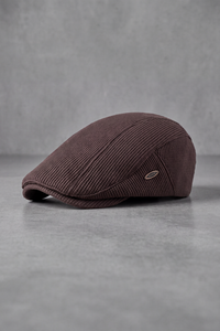 Béret Homme Laine en Relief Hiver marron – Morvan