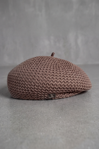 Béret Femme Coton Été Léger marron – Chloé