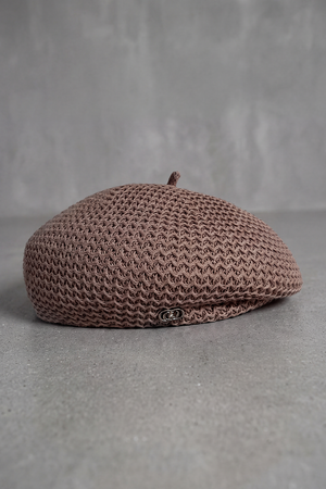 Béret Femme Coton Été Léger marron – Chloé