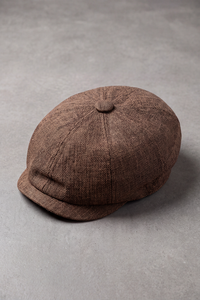 Béret Gavroche Homme Façon Anglaise marron – Cabourg