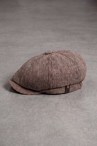 Béret Casquette Homme Gavroche Vintage marron – Belleville