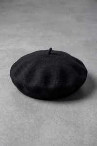 Béret Basque Femme en Laine Mélangée noir – Bidart