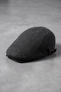Béret Homme Motif Chevron Réglable noir – Ardennes