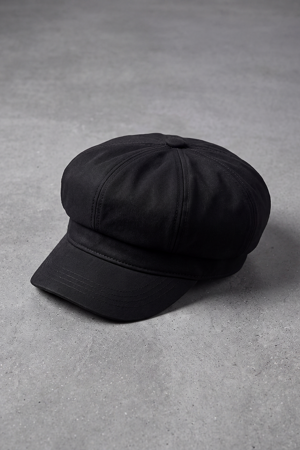 Casquette Gavroche Femme Coton Coloré noir – Lucie
