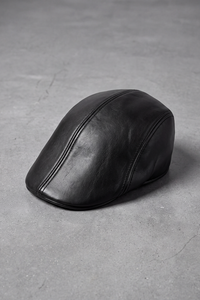 Béret Homme Simili Cuir noir – Lyon