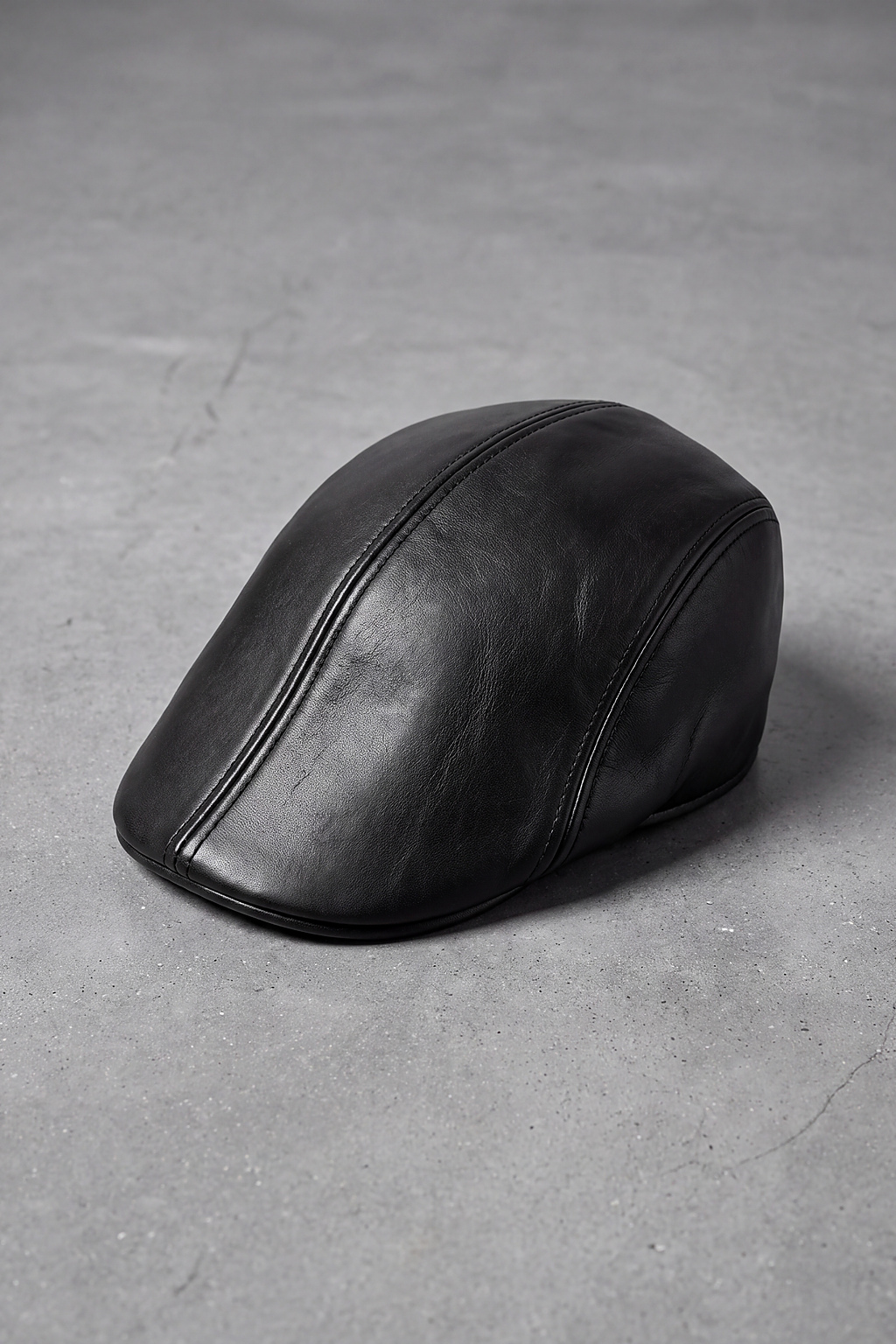 Béret Homme Simili Cuir noir – Lyon