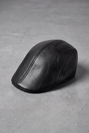 Béret Homme Simili Cuir noir – Lyon