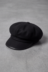 Casquette Gavroche Femme Laine noir – Margaux