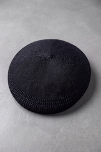 Béret Femme Tricot Été Aéré noir – Lou