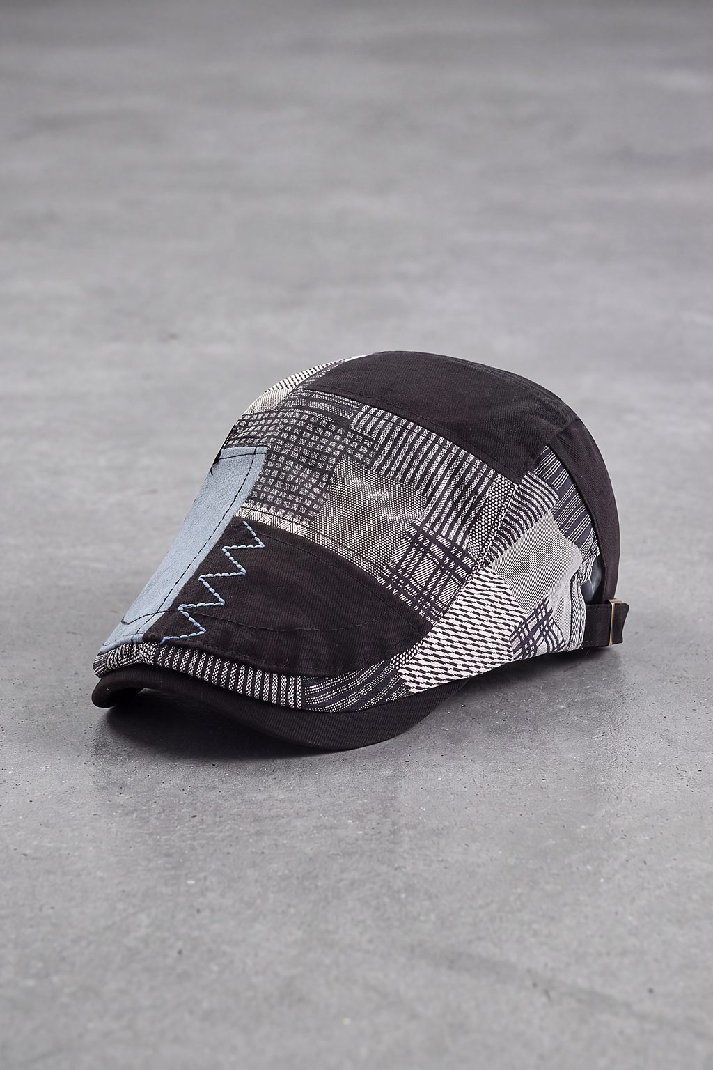 Béret Homme Deux Couleurs Réglable noir & gris – Quimper