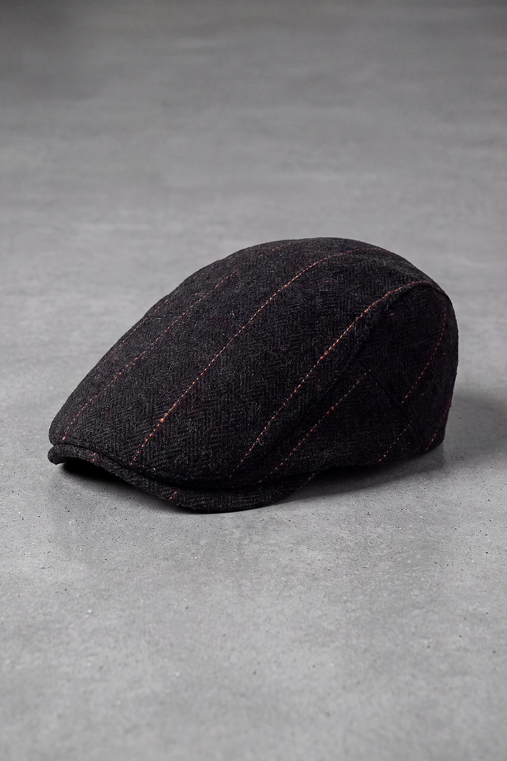 Béret Homme Laine Rétro Chaud noir – Auvergne