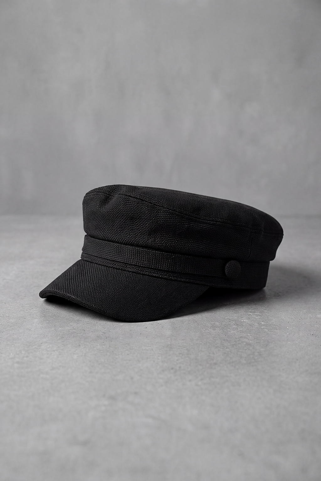 Casquette Gavroche Femme Coton Coloris Doux noir – Juliette