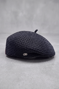 Béret Femme Coton Été Léger noir – Chloé