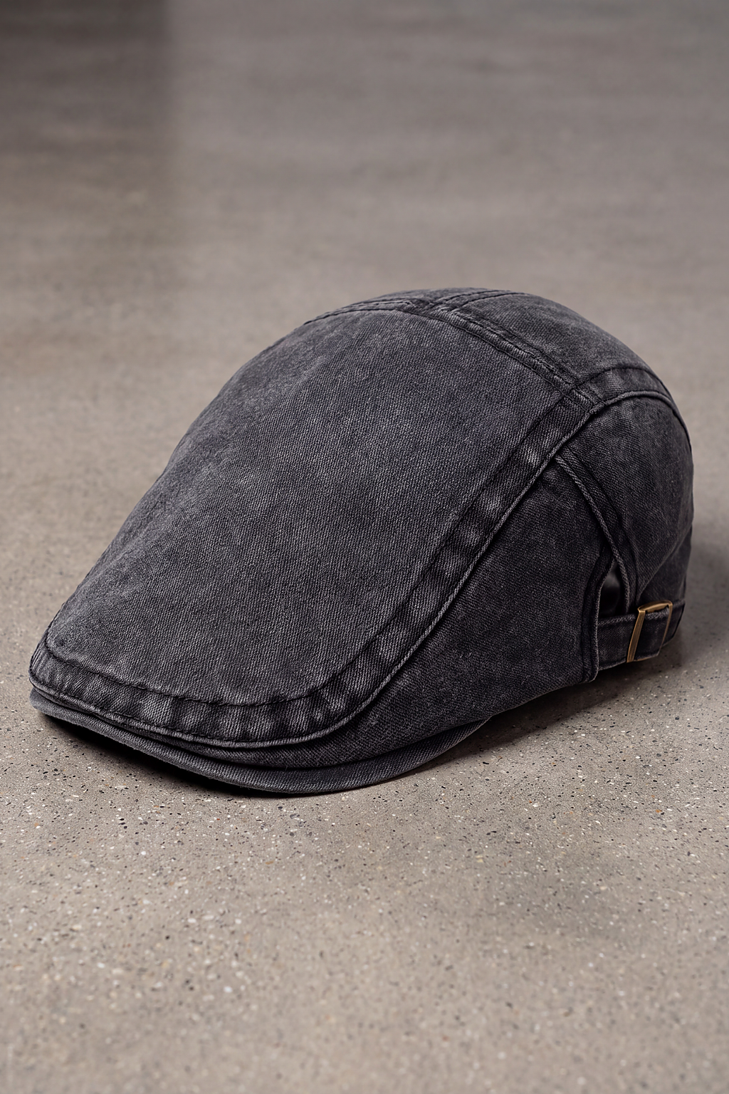 Béret Homme en Denim Rétro noir – Ménilmontant