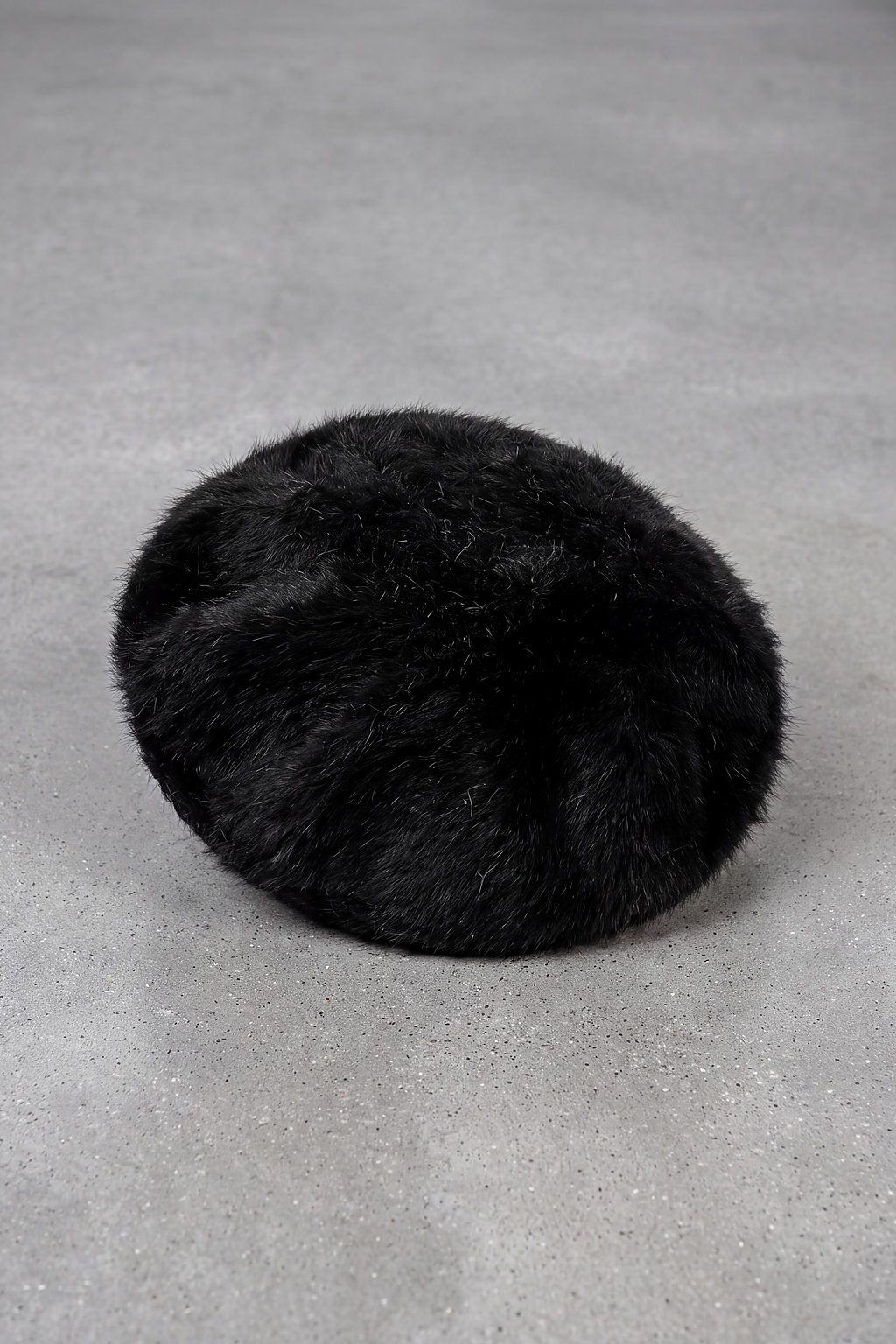 Béret Basque Femme Fourrure de Lapin noir – Sare