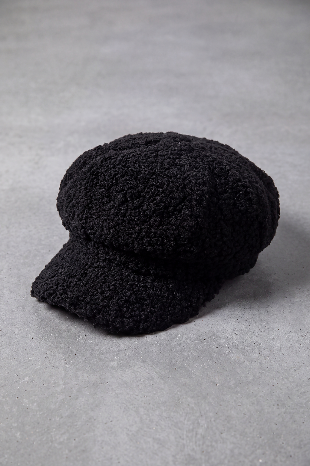 Casquette Gavroche Femme Polaire Chaude noir – Léonie
